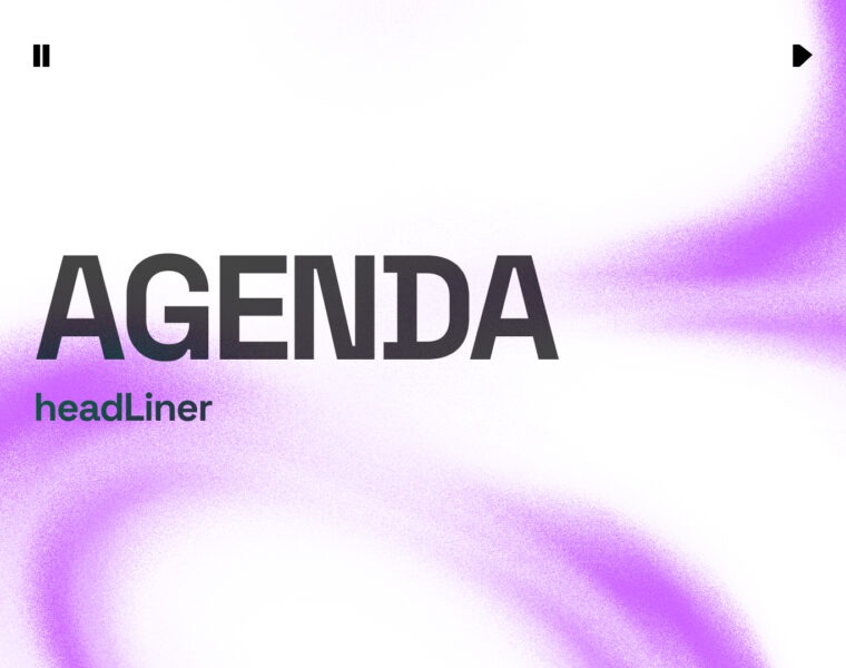 Agenda Headliner